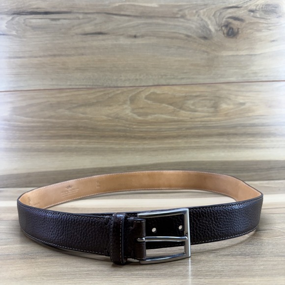 Martin Dingman Other - Martin Dingman Mens Belt Size 36/90 Royal Bullhide Dark Brown‎ Leather